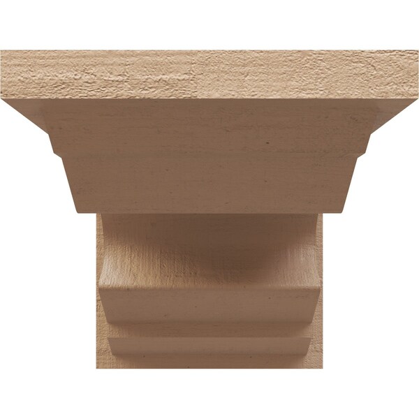 7in. W X 14in. D X 7in. H Series 3 Wide Sheridan Rough Cedar Woodgrain TimberThane Corbel, Prmd Tan